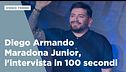 Diego Armando Maradona Junior, l'intervista in 100 secondi