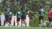 Modric, le immagini dell'allenamento mascherato