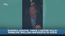 La gioia del Principe William per l'Aston Villa