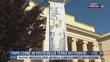 Breaking News delle 11.00 | Papa Leone in visita nella terra dei fuochi