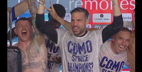 Roma e Como, festa Champions