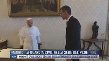 Breaking News delle 14.00 | Madrid, la Guardia Civil nella sede del Psoe
