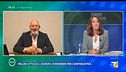"Se lei mi lascia parlare, io rispondo. Non mi piace essere interrotto!": Scontro infuocato tra Stefano Bonaccini e Alessandra Sardoni a "Omnibus"