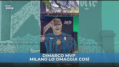 Dimarco MVP della Serie A, Milano lo omaggia così