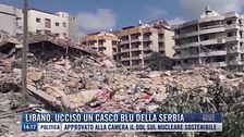 Breaking News delle 14.00 | Libano, ucciso un casco blu della Serbia