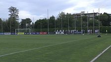 L'allenamento singolare di Baldini: la Nazionale con l'occhio bendato