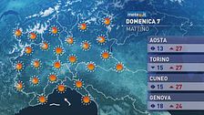 Meteo del 7 giugno
