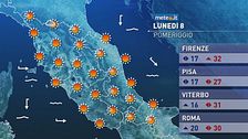 Meteo dell'8  giugno