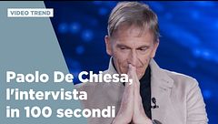 Paolo De Chiesa, l'intervista in 100 secondi