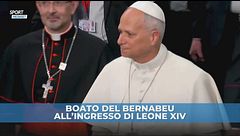 Ovazione del Bernabeu non per il Real ma per il Papa