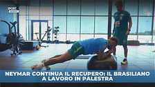 Neymar continua il recupero: il brasiliano a lavoro in palestra