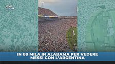 In 88 mila in Alabama per vedere Messi con l'Argentina