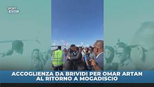 Accoglienza da brividi per Omar Artan al ritorno a Mogadiscio