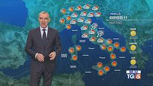 Meteo dell'11 giugno, 8.30