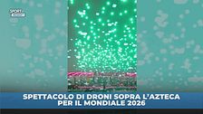 Spettacolo di droni sopra l'Azteca per il Mondiale 2026