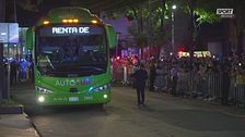 L'arrivo della Colombia in hotel a Città del Messico è uno spettacolo