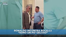 Bocelli e Ronaldo insieme a Città del Messico