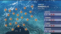 Meteo del 14 giugno