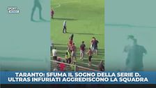 Taranto, sfuma la promozione e i tifosi aggrediscono i calciatori: picchiato il capitano"