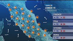 Meteo del 15 giugno