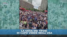 Capo Verde, la festa coinvolge tutti: poliziotti USA ballano con i tifosi
