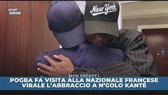 Pogba in visita alla Nazionale Francese