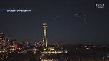 Spettacolare show di droni a Seattle: il cielo come "tabellone" di Belgio Egitto