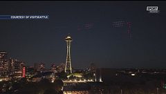 Spettacolare show di droni a Seattle: il cielo come "tabellone" di Belgio Egitto