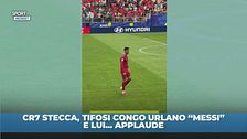 CR7 flop contro il Congo, tifosi cantano "Messi Messi" e lui…
