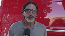 Alessandro Lucarelli alla camera ardente di Protti: "Igor un idolo e un amico"