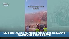 Il Picchi piange Igor Protti: lacrime e commozione per l'ultimo saluto allo Zar