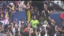 Ronaldinho in campo per una esibizione a New York: è subito show