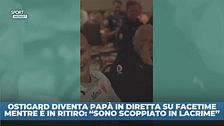Ostigard diventa papà via Facetime: che emozione