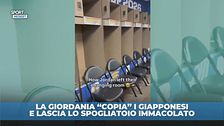 Lo spogliatoio della Giordania