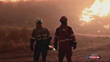 Spagna, incendio nella regione dell'Aragona distrugge quattromila ettari di foresta