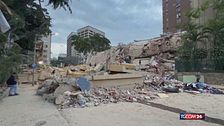Terremoto in Venezuela, volontari e soccorritori scavano fra le macerie degli edifici distrutti