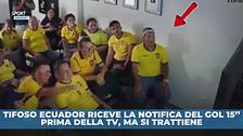 Tifoso Ecuador sa del gol ma si trattiene