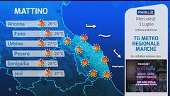 Tg Meteo Regionale Marche