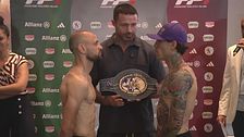 Roma Boxing Night, lo show della cerimonia del peso