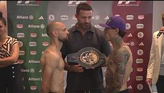 Roma Boxing Night, lo show della cerimonia del peso