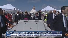 Breaking News delle 14.00 | Papa Leone celebra la messa a Lampedusa