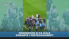 Henderson si fa male durante i festeggiamenti