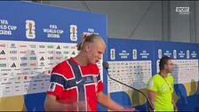 Haaland stende anche il Brasile, Erling è incredulo davanti alle telecamere