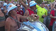 I tifosi mettono pressione all'Egitto: che bandierazo dell'Argentina
