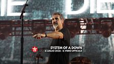 System of A Down: il video ufficiale. I-Days Milano 6 luglio 2026