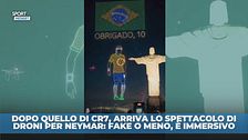 Dopo CR7, spettacolo droni anche per Neymar a Rio de Janeiro