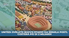 Il Manchester United rivela il progetto del nuovo stadio da 100mila posti: costerà più di 2 miliardi