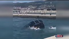 Trieste, auto precipita in mare: cadetti dell'Esercito si tuffano e salvano il conducente