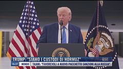 Breaking News delle 16.30 | Trump: "Siamo i custodi di Hormuz"