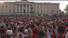 Grande festa a Oslo per il rientro della Norvegia